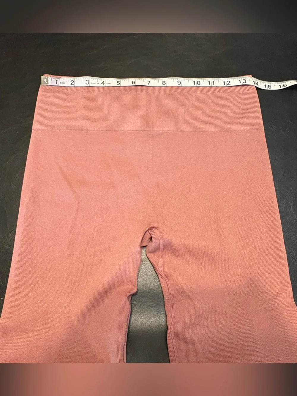 Fabletics Mauve High-Waist Seamless Leggings with Leopard Jacquard pattern Sz M